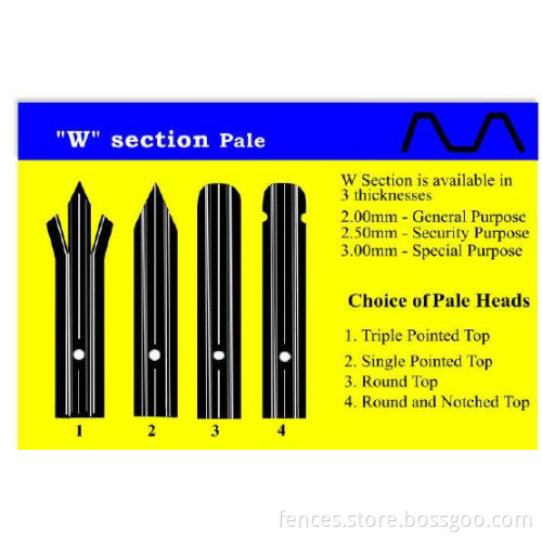 palisade fence tower fencing